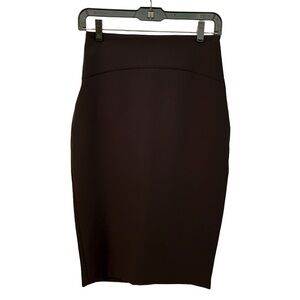 Express High Waisted Supersoft Twill Black Pencil Skirt | Size 0
